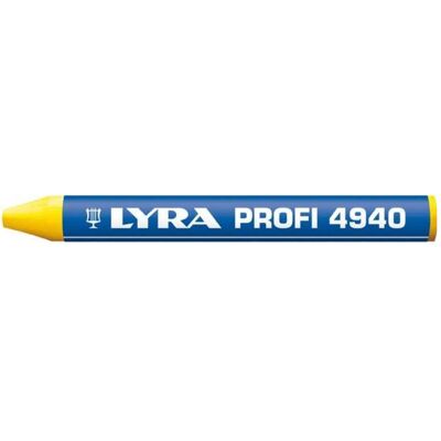 Lyra, Malstifte, Oliekridt 4940 gul 9,5x90mm pk á 12stk (12x) Lyra, Malstifte, Oliekridt 4940 gul 9,5x90mm pk á 12stk (12x)