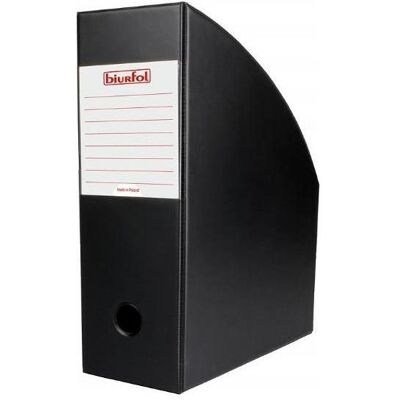 Biurfol, Dokumentenablage, Dokumentenbehälter, schwarz, 10 cm (A4) Biurfol, Dokumentenablage, Dokumentenbehälter, schwarz, 10 cm (A4)