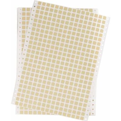 Brady, Etiketten, DAT-115-652-10, Polyimid, matt, Beige, 9,53 x 9,53mm, dauerhaft klebend, 16-bahnig, für Nade Brady, Etiketten, DAT-115-652-10, Polyimid, matt, Beige, 9,53 x 9,53mm, dauerhaft klebend, 16-bahnig, für Nade