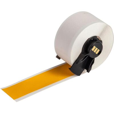 Brady, Etikettenrolle, M6C-1000-439-YL, Vinyl, Gelb, glänzend, 25.40 mm x 15.24 m, permanent, Endlos (25.40 mm) Brady, Etikettenrolle, M6C-1000-439-YL, Vinyl, Gelb, glänzend, 25.40 mm x 15.24 m, permanent, Endlos (25.40 mm)
