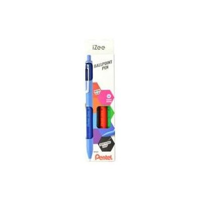 Pentel, Schreibstifte, Druck-Kugelschreiber iZee, 4er Etui, Trendfarben (4x) Pentel, Schreibstifte, Druck-Kugelschreiber iZee, 4er Etui, Trendfarben (4x)