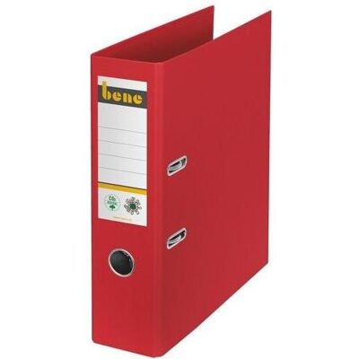 Bene, Ordner, No.1 Ordner rot stabile Pappe 8,0 cm DIN A4 (A4, 80 mm, 1 Stk.) Bene, Ordner, No.1 Ordner rot stabile Pappe 8,0 cm DIN A4 (A4, 80 mm, 1 Stk.)