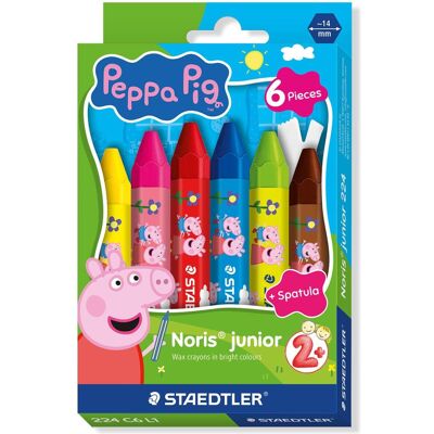 Staedtler Malstifte, Peppa Pig Kinderwachsmalkreiden und Schaber (6x) Staedtler Malstifte, Peppa Pig Kinderwachsmalkreiden und Schaber (6x)