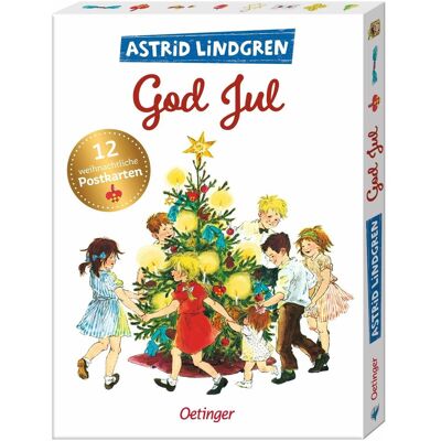 Oetinger, Grusskarte + Briefpapier, Astrid Lindgren God Jul - 12 wunderschöne Weihnachtskarten (12 Stk.) Oetinger, Grusskarte + Briefpapier, Astrid Lindgren God Jul - 12 wunderschöne Weihnachtskarten (12 Stk.)