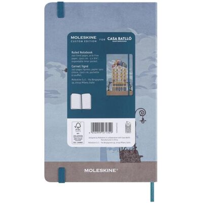 Moleskine, Heft + Block, NTZB Casa Batllo LG lin HC (Large 13x21) Moleskine, Heft + Block, NTZB Casa Batllo LG lin HC (Large 13x21)