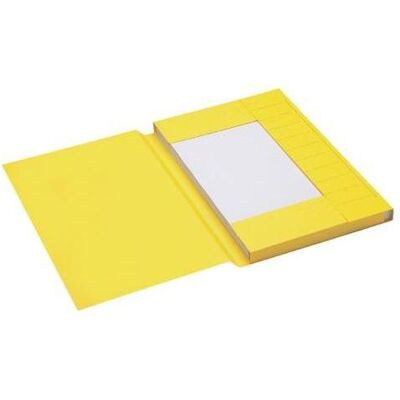Tarifold, Mappe, Aktenmappe Djois 3 Laschen Kanzleipapier Karton 348 mm x 240 mm Gelb (A4, 1x) Tarifold, Mappe, Aktenmappe Djois 3 Laschen Kanzleipapier Karton 348 mm x 240 mm Gelb (A4, 1x)
