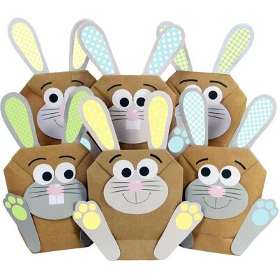 Papierdrachen, Geschenkverpackung, Oserhasentüten Frühling (12 Stück) Bastel-Set Papierdrachen, Geschenkverpackung, Oserhasentüten Frühling (12 Stück) Bastel-Set