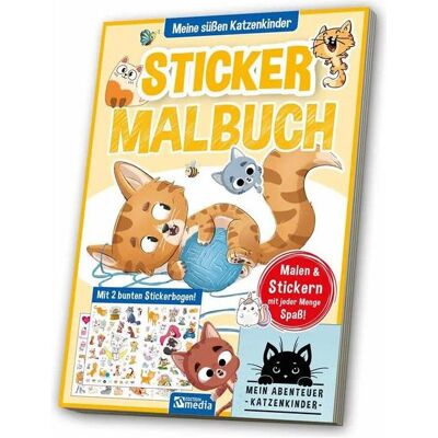 Magni, Sticker, Sticker Malbuch Katzenkinder Magni, Sticker, Sticker Malbuch Katzenkinder
