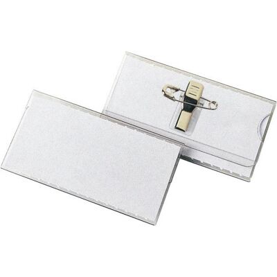 Magni, Informationsschild, Namensschilder 75X40mm m. Clip+Nadel, 25 Stück Magni, Informationsschild, Namensschilder 75X40mm m. Clip+Nadel, 25 Stück