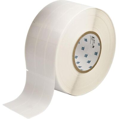 Brady, Etikettenrolle, THT-10-427-3, selbstlaminierendes Vinyl, Wei/Transparent, 25,4 x 25,4(95,25)mm, permanent Brady, Etikettenrolle, THT-10-427-3, selbstlaminierendes Vinyl, Wei/Transparent, 25,4 x 25,4(95,25)mm, permanent