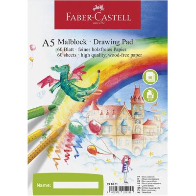 Faber-Castell, Heft + Block, Malblock (A5, Blanko) Faber-Castell, Heft + Block, Malblock (A5, Blanko)