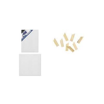 Kangaro, Keilrahmen, Keilrahmen, (B)180 x (T)16 x (H)240 mm, weiss Tuch aus 100% Baumwolle, Stärke: 380 g/qm, 3-lagig ges (18 x 24 cm) Kangaro, Keilrahmen, Keilrahmen, (B)180 x (T)16 x (H)240 mm, weiss Tuch aus 100% Baumwolle, Stärke: 380 g/qm, 3-lagig ges (18 x 24 cm)