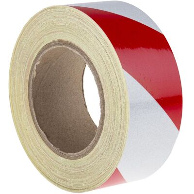 RS PRO, Klebeband, Markierungsband Rot/weiss (50 mm) RS PRO, Klebeband, Markierungsband Rot/weiss (50 mm)