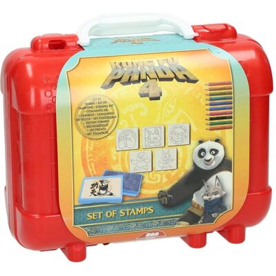 Stempel, Panda-Reisestempel und Farbetui Stempel, Panda-Reisestempel und Farbetui