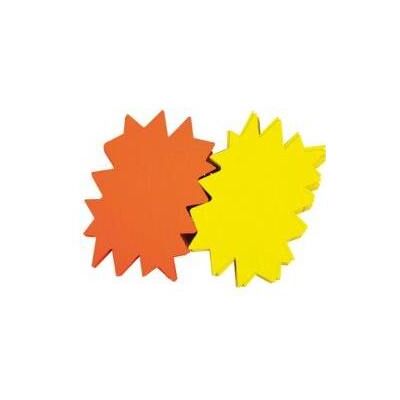 Agipa, Etiketten, Signal-Etiketten "Stern", gelb/orange, 240 x 320 mm Agipa, Etiketten, Signal-Etiketten "Stern", gelb/orange, 240 x 320 mm