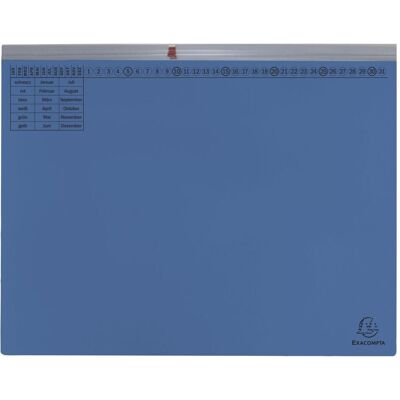 Exacompta, Mappe, 25 Hängehefter Exaflex Karton blau 1 x Amtsheftung (A4, 25x) Exacompta, Mappe, 25 Hängehefter Exaflex Karton blau 1 x Amtsheftung (A4, 25x)