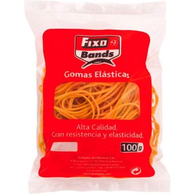 Fixo Bands, Gummiband, Tasche mit Gummiringen (100 Stk.) Fixo Bands, Gummiband, Tasche mit Gummiringen (100 Stk.)