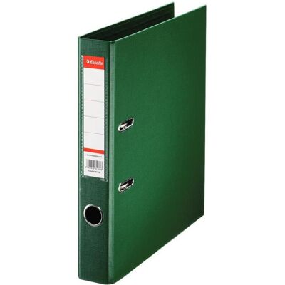 Dymo Ordner, Plastik-Ordner Standard, DIN A4, 50 mm, grün Einband innen und aussen mit PP-Folie kaschiert (A4, 50 mm, 1 Stk.) Dymo Ordner, Plastik-Ordner Standard, DIN A4, 50 mm, grün Einband innen und aussen mit PP-Folie kaschiert (A4, 50 mm, 1 Stk.)