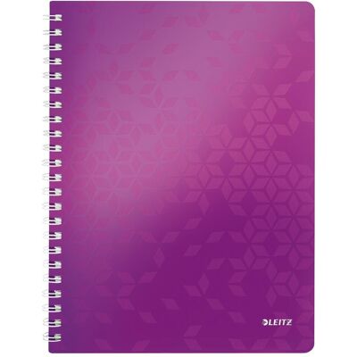 Leitz, Heft + Block, Spiralbuch WOW (A4, Liniert, Weicher Einband) Leitz, Heft + Block, Spiralbuch WOW (A4, Liniert, Weicher Einband)