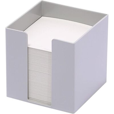 Metzger&Mendle, Haftnotiz, M&M Zettelbox grau inkl. 700 Notizzettel weiss (95 x 95 mm) Metzger&Mendle, Haftnotiz, M&M Zettelbox grau inkl. 700 Notizzettel weiss (95 x 95 mm)