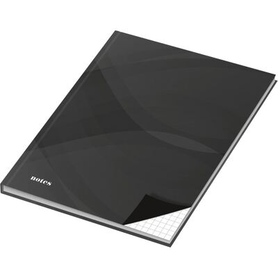 Rnk, Heft + Block, Verlag Notizbuch "notes carbon black", DIN A4, kariert (A4, Kariert, Harter Einband) Rnk, Heft + Block, Verlag Notizbuch "notes carbon black", DIN A4, kariert (A4, Kariert, Harter Einband)