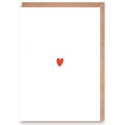 Cardie, Grusskarte + Briefpapier, Valentinstagsherz, umweltfreundlicher Umschlag K160 Cardie, Grusskarte + Briefpapier, Valentinstagsherz, umweltfreundlicher Umschlag K160
