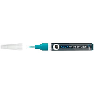 Molotow, Marker, Pinselmarker Pump Softliner Aqua 1mm türkisblau (1x) Molotow, Marker, Pinselmarker Pump Softliner Aqua 1mm türkisblau (1x)