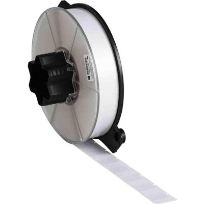 Brady, Etikettenrolle, WRAP-3-427, Vinyl, matt, Weiss/Transparent, 25.40 x 12.70(31.75) mm, selbstlaminierend, perma Brady, Etikettenrolle, WRAP-3-427, Vinyl, matt, Weiss/Transparent, 25.40 x 12.70(31.75) mm, selbstlaminierend, perma