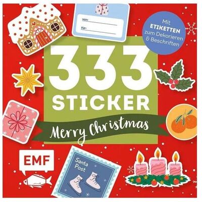 Edition Fischer, Sticker, 333 Sticker - Merry Christmas: Geschenk-Etiketten und Aufkleber mit beschreibbarer Oberfläche (333 Sticker) Edition Fischer, Sticker, 333 Sticker - Merry Christmas: Geschenk-Etiketten und Aufkleber mit beschreibbarer Oberfläche (333 Sticker)
