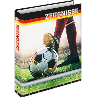 Rnk, Ordner, Zeugnisringbuch "Fussballfieber", 4 Ring-Mechanik, DIN A4, 250 x 315 mm (A4, 35 mm, 1 Stk.) Rnk, Ordner, Zeugnisringbuch "Fussballfieber", 4 Ring-Mechanik, DIN A4, 250 x 315 mm (A4, 35 mm, 1 Stk.)