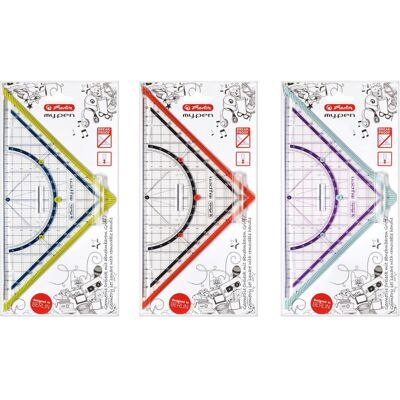 Herlitz, Lineal, my.pen Geometriedreieck 25cm (25 cm, Kunststoff) Herlitz, Lineal, my.pen Geometriedreieck 25cm (25 cm, Kunststoff)