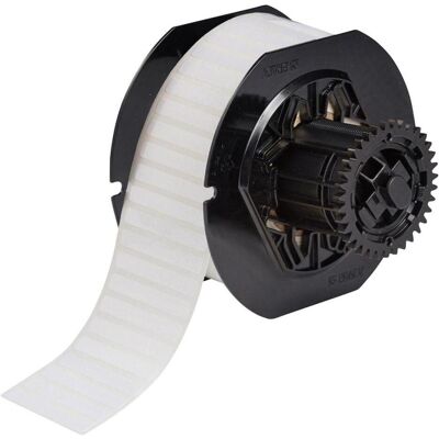 Brady, Etikettenrolle, B33-72-423, Polyester, Weiss, gläneznd, 44.45 x 6.35 mm, permanent (5000 E.) (49.53 mm) Brady, Etikettenrolle, B33-72-423, Polyester, Weiss, gläneznd, 44.45 x 6.35 mm, permanent (5000 E.) (49.53 mm)