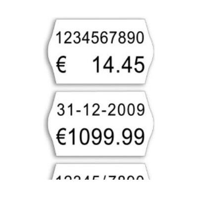 Avery Dennison 2-zeilige Preisschilder Weiß 16x26mm - Preisetikett Avery Dennison 2-zeilige Preisschilder Weiß 16x26mm - Preisetikett