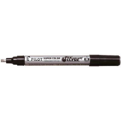 Pilot, Marker, Lackmarker B SuperColor silber (1x) Pilot, Marker, Lackmarker B SuperColor silber (1x)