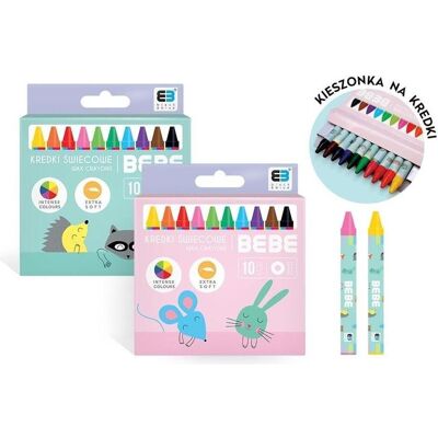 Oster, Malstifte, Wachsmalstifte 10 Farben BB Kids Pastellmischung Oster, Malstifte, Wachsmalstifte 10 Farben BB Kids Pastellmischung
