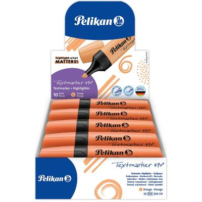 Pelikan Marker, Textmarker 490 1-5mm orange (1x) Pelikan Marker, Textmarker 490 1-5mm orange (1x)