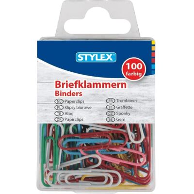 Stylex, Büroklammer, Briefklammern 100St. (100x) Stylex, Büroklammer, Briefklammern 100St. (100x)