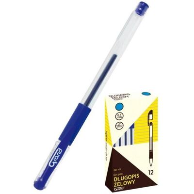GrandHall, Schreibstifte, GR-101 blauer Gelstift (12 Stück) GRAND (12x) GrandHall, Schreibstifte, GR-101 blauer Gelstift (12 Stück) GRAND (12x)