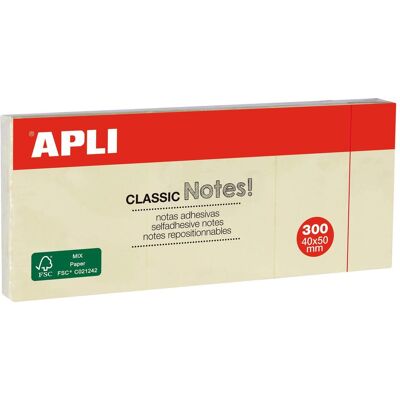Apli, Haftnotiz, notes standard (40 x 50 mm) Apli, Haftnotiz, notes standard (40 x 50 mm)