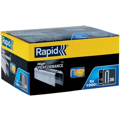 Rapid, Büroklammer, Typ 36 Kabelklammer 12 mm (1000x) Rapid, Büroklammer, Typ 36 Kabelklammer 12 mm (1000x)