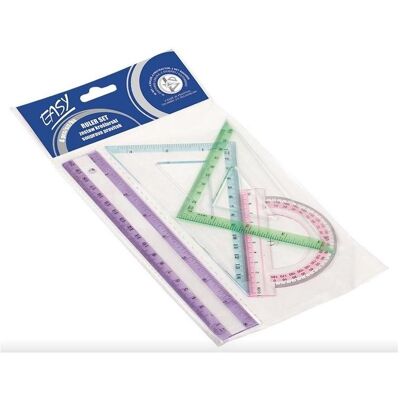 Easy, Lineal, Zeichenset - 266389 (20 cm, Kunststoff) Easy, Lineal, Zeichenset - 266389 (20 cm, Kunststoff)