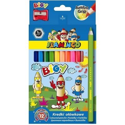 Titanum, Malstifte, Jumbo Bigy Bleistifte 12 Farben (12x) Titanum, Malstifte, Jumbo Bigy Bleistifte 12 Farben (12x)