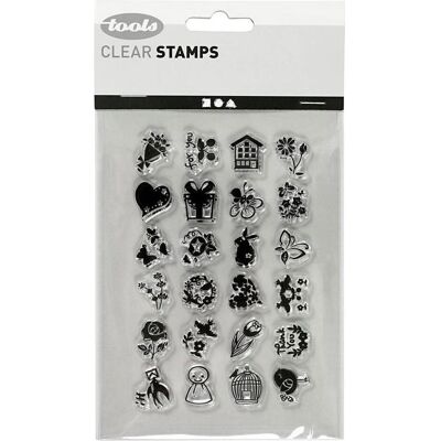 Creativ Company, Stempel, Stempeln Kleine süsse Grüsse, 1 Blatt Creativ Company, Stempel, Stempeln Kleine süsse Grüsse, 1 Blatt