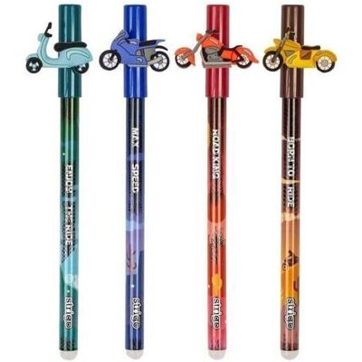 Stigo Bike, Schreibstifte, Radierbarer Stift mit Kappe Motorrad (36 Stück) (36x) Stigo Bike, Schreibstifte, Radierbarer Stift mit Kappe Motorrad (36 Stück) (36x)