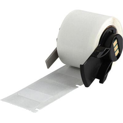 Brady, Etikettenrolle, M6-211-427-RO, Vinyl, selbstlaminierend, Weiss/Transparent, matt, 25.40 x 12.70 (30.48)mm, fü (25.40 mm) Brady, Etikettenrolle, M6-211-427-RO, Vinyl, selbstlaminierend, Weiss/Transparent, matt, 25.40 x 12.70 (30.48)mm, fü (25.40 mm)
