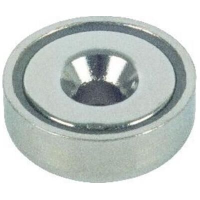 fix-o-moll Neodym Topfmagnet - Ø20mm, H6,9, Ø4,5 - Magnet fix-o-moll Neodym Topfmagnet - Ø20mm, H6,9, Ø4,5 - Magnet