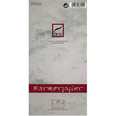 Venceremos, Briefumschlag, Briefumschlag DL 110x220 cm Marmorpapier (20x) Venceremos, Briefumschlag, Briefumschlag DL 110x220 cm Marmorpapier (20x)