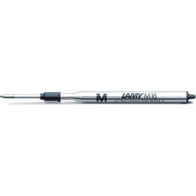 Lamy, Ersatzpatronen + Tintenfass, Kugelschreiber-Grossraummine M 16 (Schwarz, 0.70 mm, 1 Stk.) Lamy, Ersatzpatronen + Tintenfass, Kugelschreiber-Grossraummine M 16 (Schwarz, 0.70 mm, 1 Stk.)