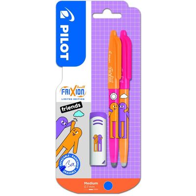 Pilot, Schreibstifte, Pilots FriXion Ball Friends Wolken 0.7 mm, Pink/Hellorange Pilot, Schreibstifte, Pilots FriXion Ball Friends Wolken 0.7 mm, Pink/Hellorange