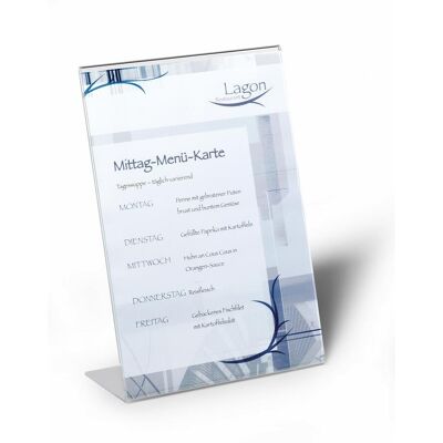 Durable, Prospektständer, Präsentationsständer A4,transparent (A4) Durable, Prospektständer, Präsentationsständer A4,transparent (A4)